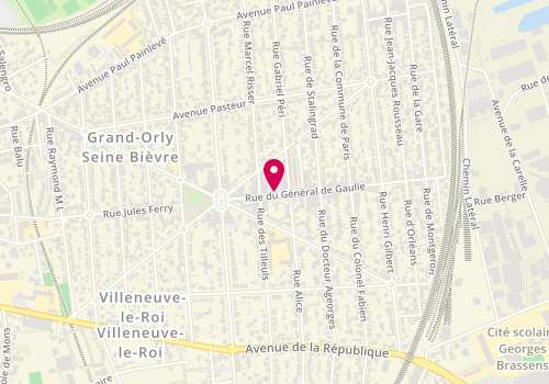 Plan de Boulangerie Les Trois Frères, 70 Bis Rue du Général de Gaulle, 94290 Villeneuve-le-Roi