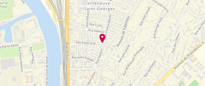 Plan de Le Petit Regal, Rue Émile Zola 45, 94190 Villeneuve-Saint-Georges