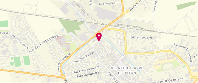 Plan de La Normandine, 43 Rue de la Madeleine, 27130 Verneuil-sur-Avre