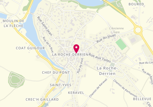 Plan de Boulangerie A B le Mat, 22 Place Martray, 22450 La Roche-Derrien