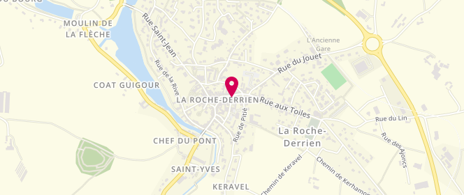 Plan de Boulangerie A B le Mat, 22 Place Martray, 22450 La Roche-Derrien