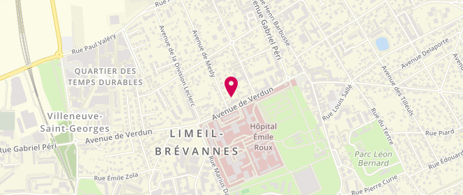 Plan de Au Bonheur des Gourmands, 16 Avenue de Verdun, 94450 Limeil-Brévannes