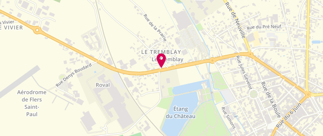 Plan de Le Fournil du Tremblay, 24 avenue de la Liberté, 61100 La Lande-Patry