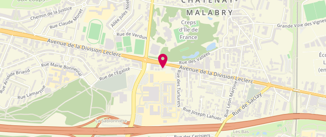 Plan de Copaline, 205 avenue de la Division Leclerc, 92290 Châtenay-Malabry