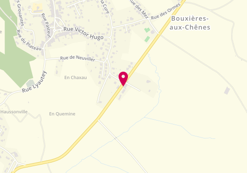 Plan de Le Fournil de Vincent, 6 Route Départ 913 Ecuelles, 54770 Bouxières-aux-Chênes