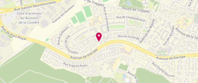 Plan de AGUYAPI boulangerie d'Angélique, 2 Rue Jean Goujon, 78180 Montigny-le-Bretonneux