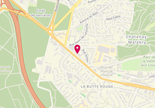 Plan de Au Pain du Bois, 432 Avenue de la Division Leclerc, 92290 Châtenay-Malabry