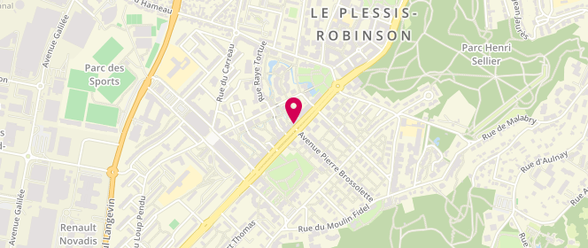 Plan de Leonidas, 50 avenue Charles de Gaulle, 92350 Le Plessis-Robinson