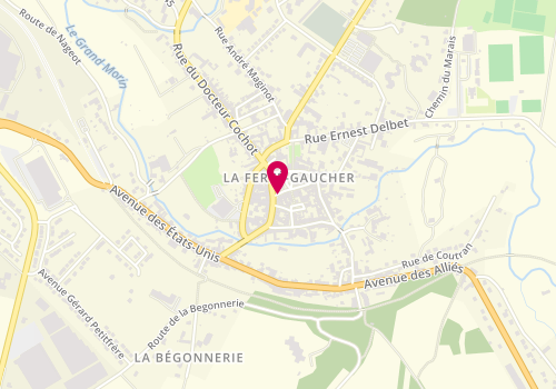 Plan de Boulangerie Etienne, 5 place Pasteur, 77320 La Ferté-Gaucher