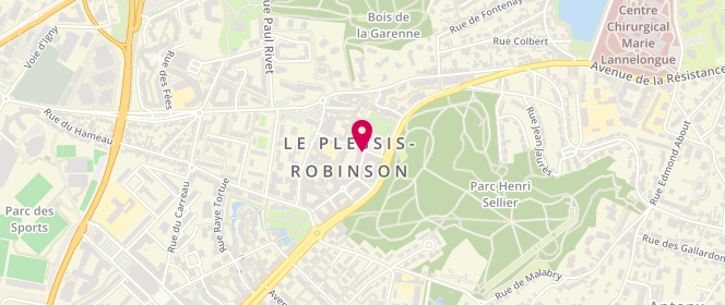 Plan de Aux Gourmandises du Plessis, 2 Grande Rue, 92350 Le Plessis-Robinson