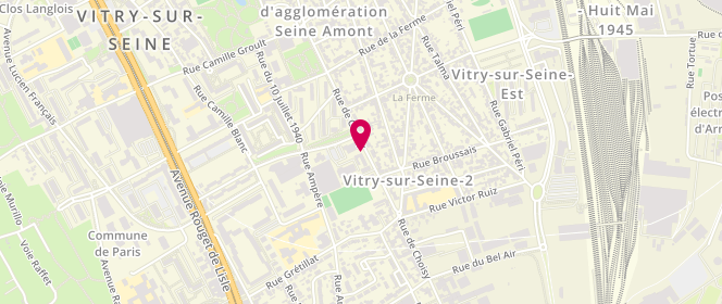 Plan de Boulangerie Petit, 77 Rue de Choisy, 94400 Vitry-sur-Seine
