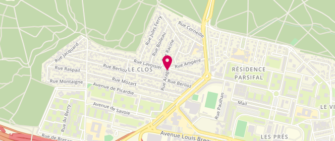 Plan de Boulangerie Les frères Mrabet, 35 Rue Lavoisier, 78140 Vélizy-Villacoublay