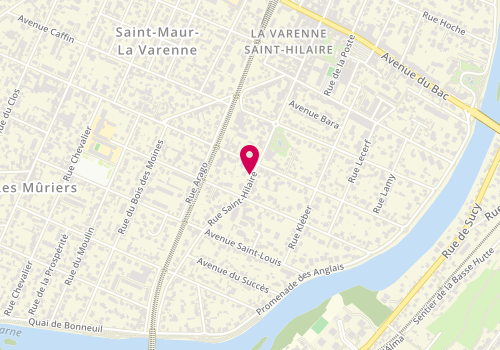 Plan de HAMDI Boulangerie-Patisse, Entree 2 59 Bac, 94210 La Varenne Saint Hilaire