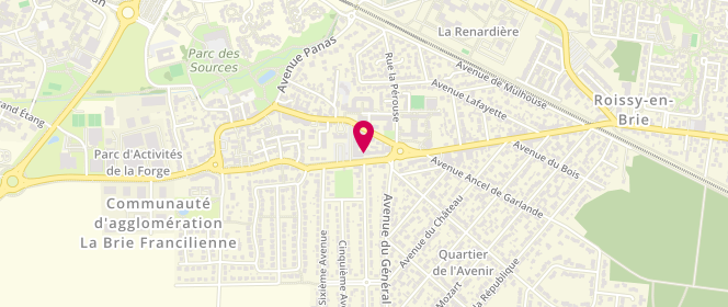 Plan de Aux 3 Gourmands, 6 Première Avenue, 77680 Roissy-en-Brie