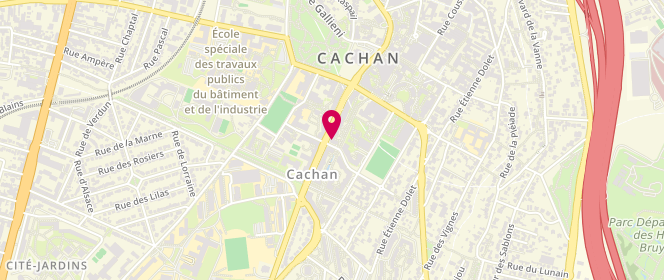 Plan de Rêve de Pain Cachan, 39 Rue Camille Desmoulins, 94230 Cachan