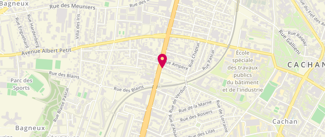 Plan de La Panetière, 115 avenue Aristide Briand, 94230 Cachan