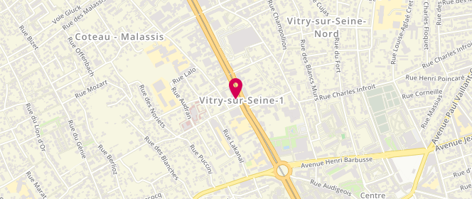 Plan de Les Délices de Lailas, 13 Boulevard de Stalingrad, 94400 Vitry-sur-Seine