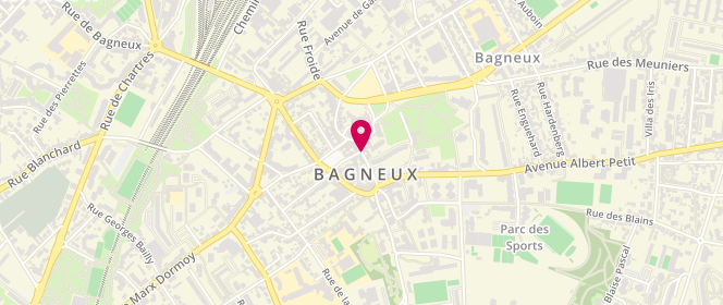 Plan de Boulangerie Delphine, 7 Rue de la Mairie, 92220 Bagneux