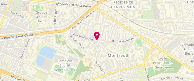 Plan de Boulangerie RICHARD, 53 Rue de Montreuil, 78000 Versailles