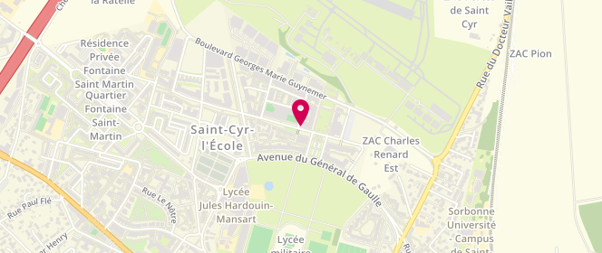 Plan de Plein d'Envie, 5 avenue Tom Morel, 78210 Saint-Cyr-l'École