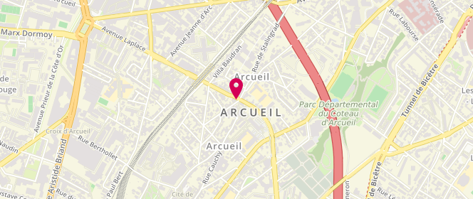 Plan de Au Bon Pain d'Arcueil, 1 avenue Laplace, 94110 Arcueil