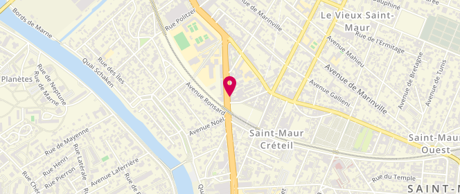Plan de Amis de la Farine, 31 Rue du Pont de Créteil, 94100 Saint-Maur-des-Fossés