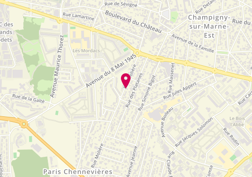 Plan de Torres, 29 Rue Moliere, 94500 Champigny-sur-Marne