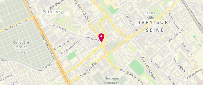 Plan de NAILI Amor, 1 Rue Hoche, 94200 Ivry-sur-Seine