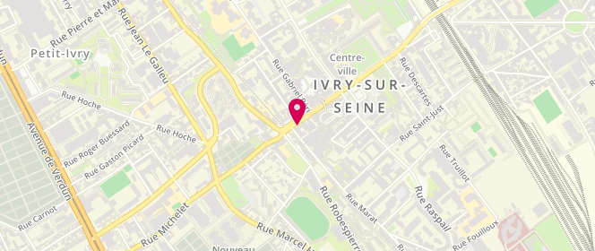 Plan de Graine d'Artiste, Av. Georges Gosnat, 94200 Ivry-sur-Seine