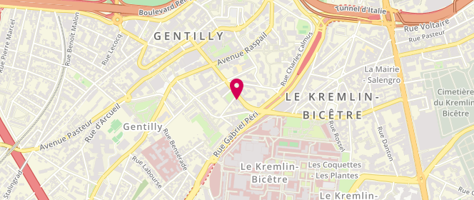 Plan de La Gentillaise, 30 Avenue Jean Jaurès, 94250 Gentilly