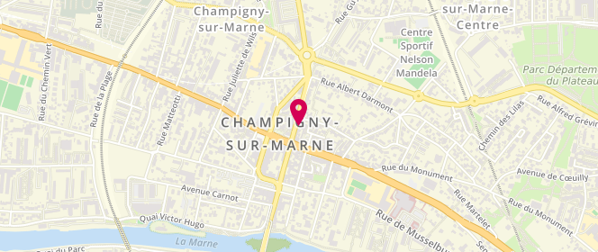 Plan de Boulangerie de la Mairie, 46 Rue Albert Thomas, 94500 Champigny-sur-Marne