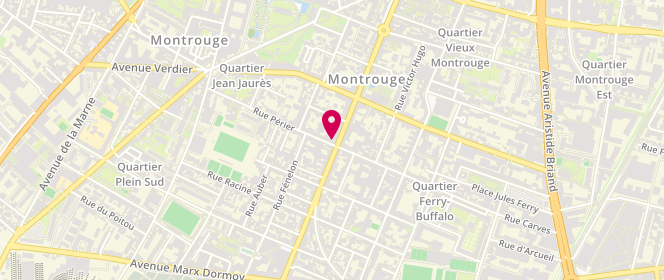 Plan de Au Péché Mignon, 112 avenue de la République, 92120 Montrouge
