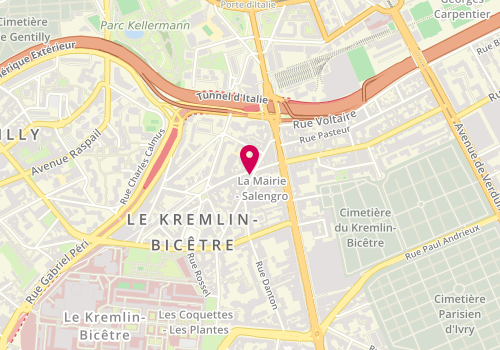 Plan de La Kremlinoise, 20 Rue du Général Leclerc, 94270 Le Kremlin-Bicêtre