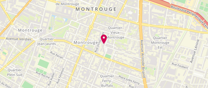 Plan de Aux Délices du Marché, 88 avenue Henri Ginoux, 92120 Montrouge