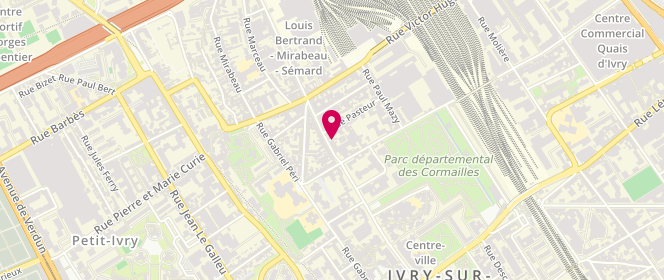 Plan de M.Boukchim Boulangerie Pâtisserie, 49 avenue Danielle Casanova, 94200 Ivry-sur-Seine
