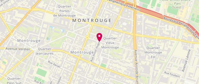 Plan de Les Gourmandises du Marché, 1 Rue Victor Hugo, 92120 Montrouge