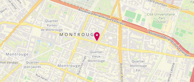 Plan de Le Moulin de Montrouge, 20-22 Rue Gabriel Péri, 92120 Montrouge