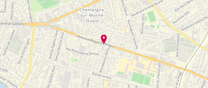 Plan de Boulangerie Persane, 35 Bis Avenue Roger Salengro, 94500 Champigny-sur-Marne