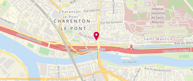 Plan de Boulangerie du Pont, Rue du Pont 3, 94220 Charenton-le-Pont