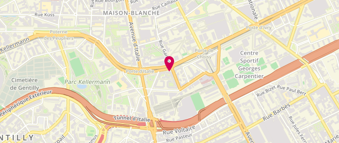 Plan de Boulangerie Clouet, 129 Boulevard Masséna, 75013 Paris