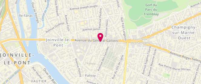 Plan de Bjoinville, 42 Avenue du General Galliéni, 94340 Joinville-le-Pont