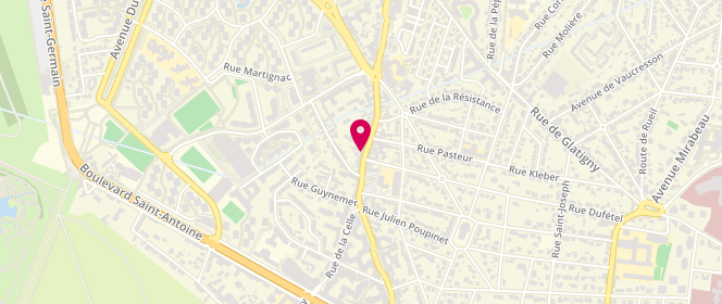 Plan de Christophe BROSSE - l'Artisan Boulanger, 47 Rue de Versailles, 78150 Le Chesnay-Rocquencourt