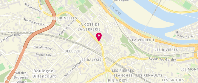 Plan de Les gourmandises de Meudon, 29 Rue Marcel Allégot, 92190 Meudon
