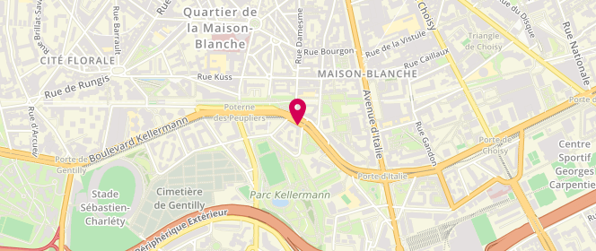 Plan de Kayanes, 6 Rue Keufer, 75013 Paris