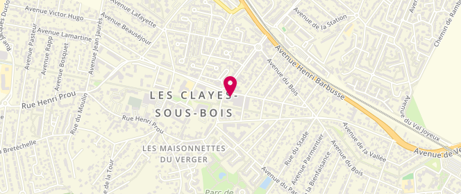 Plan de L’Artisan des Saveurs, 4 place de la République, 78340 Les Clayes-sous-Bois