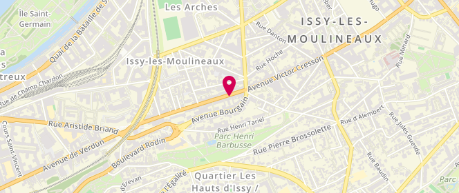 Plan de Boulangerie Malcom, 35 avenue Victor Cresson, 92130 Issy-les-Moulineaux