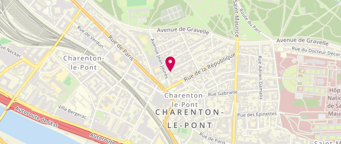 Plan de Boulangerie Duarte, 4 Rue du Général Leclerc, 94220 Charenton-le-Pont
