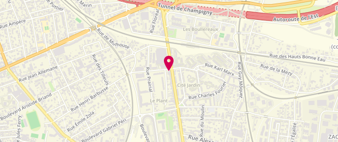Plan de Boulangerie au Vieux Four, 91 avenue de la République, 94500 Champigny-sur-Marne