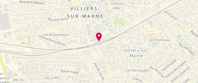 Plan de Aux Délices d'Antan, 1 Pl. Pierre Semard, 94350 Villiers-sur-Marne