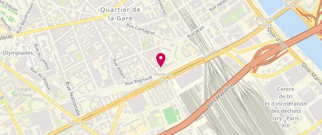 Plan de La Vitryenne, 32 Rue Regnault, 75013 Paris